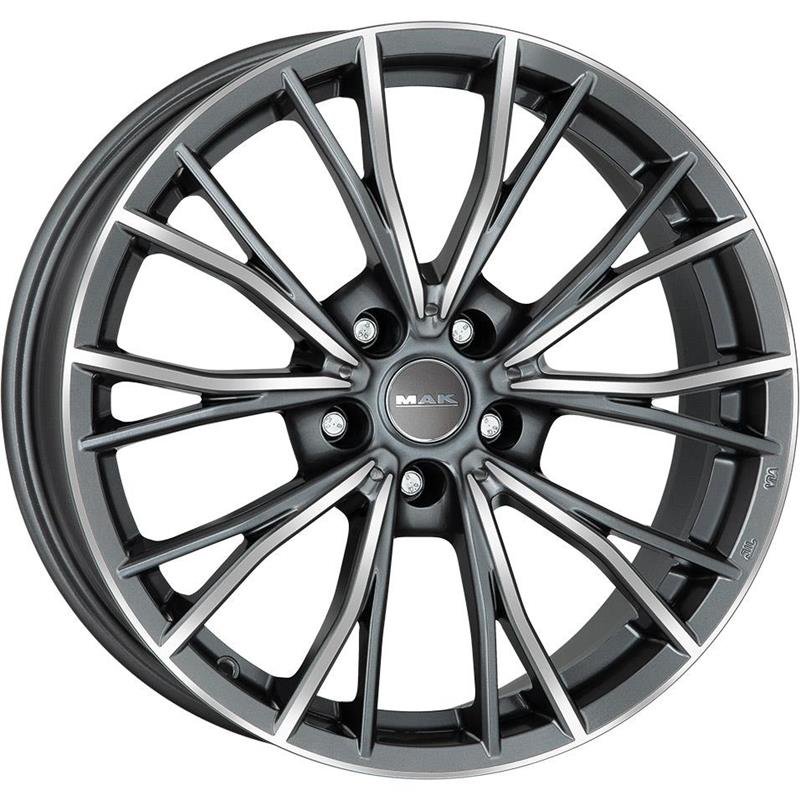 MAK Mark 2022 Gun Met-Mirror Face 8x18/5x120 D72.6 ET30  