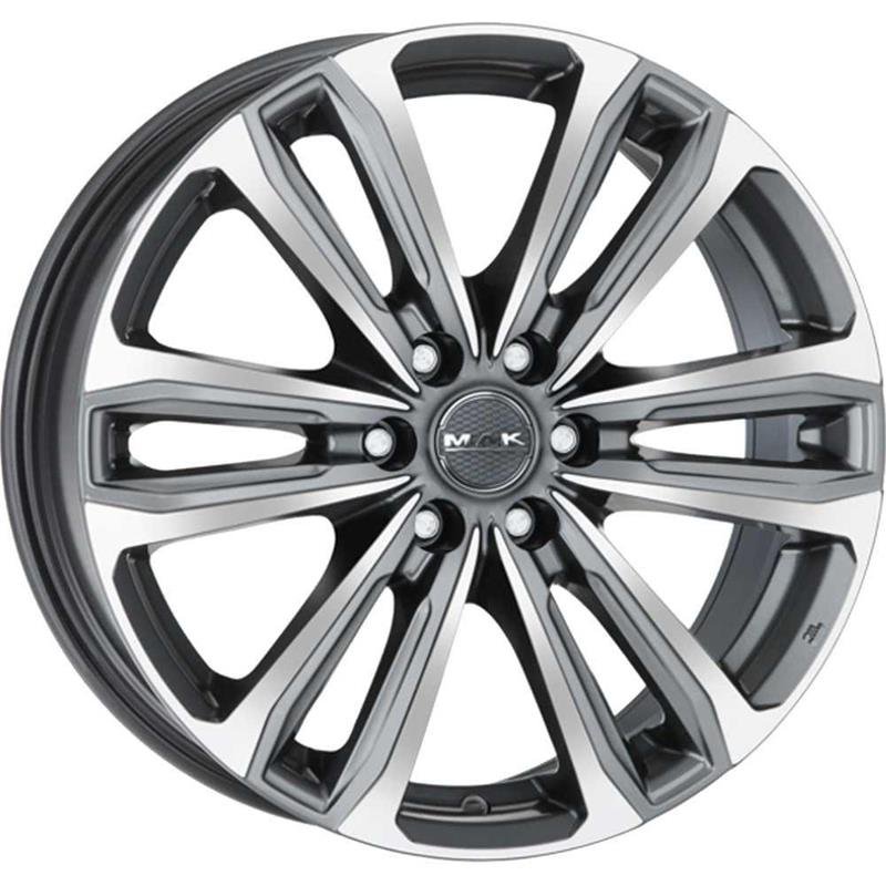 MAK Safari6 2021 Gun Met-Mirror Face 8.5x20/6x139.7 D100 ET30  
