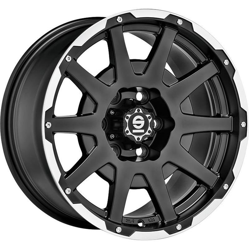 Sparco Dakar 2021 Matt Black Lip Polished+Rivets 7.5x17/6x139.7 D106 ET24  